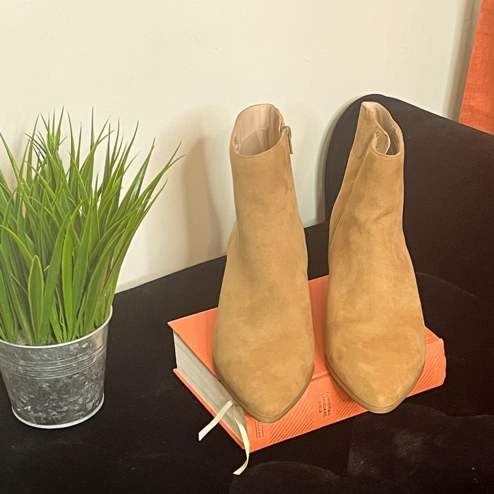 Faux Suede Boots